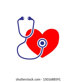 stethoscope icon trendy flat design
