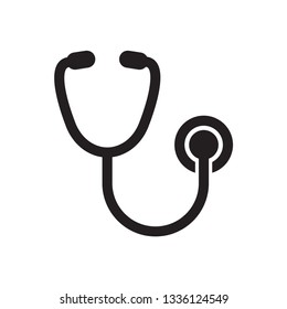 stethoscope icon in trendy flat style 