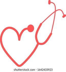 Stethoscope icon in trendy flat style. Stethoscope icon page symbol for your web site design Stethoscope icon logo, app, UI. Stethoscope icon Vector illustration, EPS10. Medical & Health Care