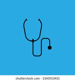stethoscope icon vector