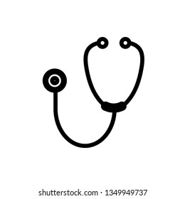 stethoscope icon vector