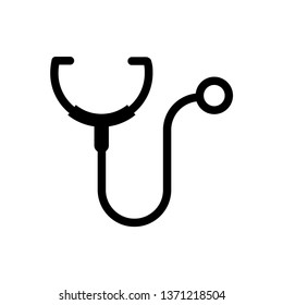 stethoscope icon vector