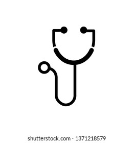 stethoscope icon vector