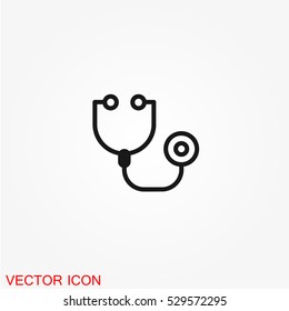 Stethoscope Icon vector