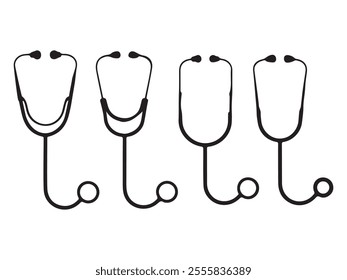 Stethoscope icon vector art design
