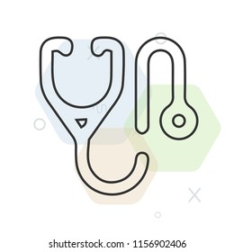 Stethoscope icon vector can be used as png, Stethoscope