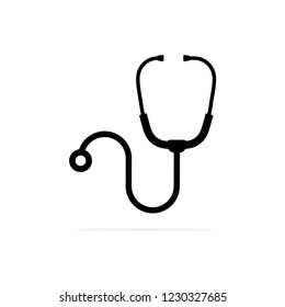 ícone estetoscópio. Ilustração de conceito de vetor para design.