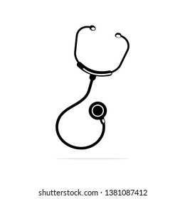 stethoscope icon. Vector concept illustration for design.