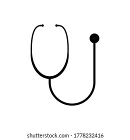 Icono de Stethoscope Icono Vector ilustración de diseño