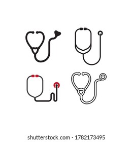 stethoscope icon vector design illustration