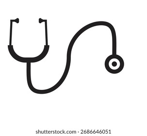 Stethoscope icon vector design illustration.