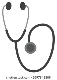Stethoscope icon vector design illustration isolated on white background.