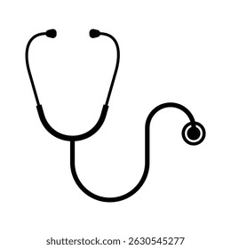 Stethoscope Icon. Stethoscope icon vector design. Medical or Healthcare theme symbol vector illustration. Stethoscope vector on white background. 