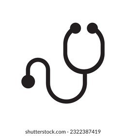 stethoscope icon vector design template