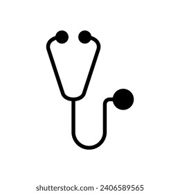 stethoscope icon vector design template