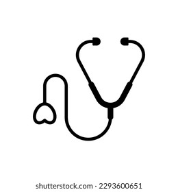 Stethoscope icon vector design templates isolated on white background