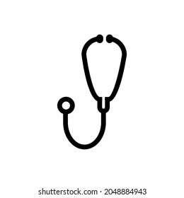 Stethoscope icon vector. doctor illustration sign. clinic symbol. hospital logo.
