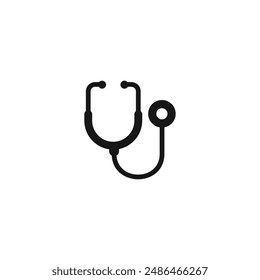 Stethoscope icon vector. EPS 10 editable vector