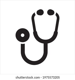 Stethoscope icon, vector and glyph