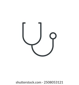Stethoscope icon, stethoscope vector illustration