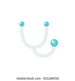 stethoscope icon. vector illustration