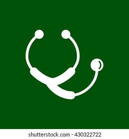 stethoscope icon. stethoscope vector illustration