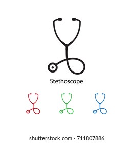 Stethoscope icon vector illustration.