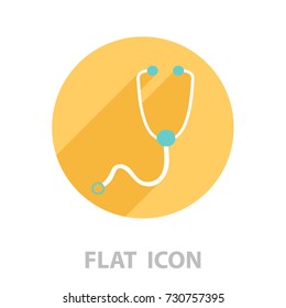 stethoscope icon. vector illustration