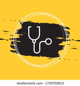 Stethoscope Icon Vector Illustration Eps10