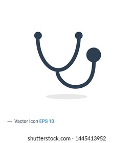 Stethoscope icon, stethoscope icon vector, Vector illustration isolated on white background