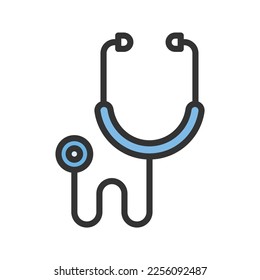 Stethoscope Icon vector image. Suitable for mobile apps, web apps and print media.