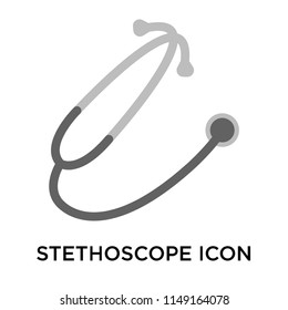 Stethoscope icon vector isolated on white background for your web and mobile app design, Stethoscope logo concept