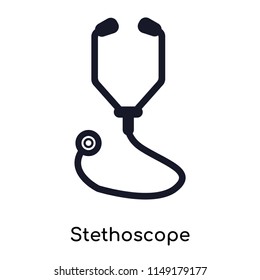 Stethoscope icon vector isolated on white background for your web and mobile app design, Stethoscope logo concept