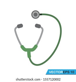 stethoscope icon vector logo design illustration