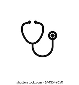 Stethoscope Icon Vector Logo Template