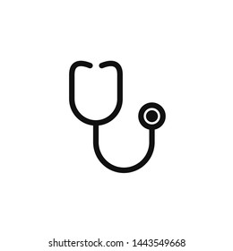 Stethoscope Icon Vector Logo Template