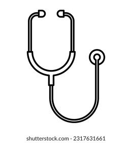 Vector de iconos de estetioscopio en el diseño de moda