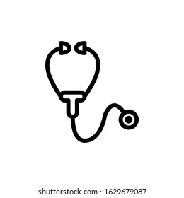 Stethoscope icon vector style design template