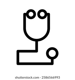 Stethoscope Icon Vector Symbol Design Illustration