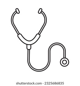 Stethoskop-Symbol, Vektorgrafik-Logo-Design