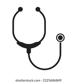 stethoscope icon vector template illustration logo design