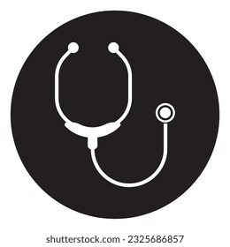 stethoscope icon vector template illustration logo design