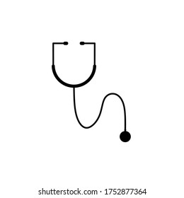 stethoscope icon vector trendy design