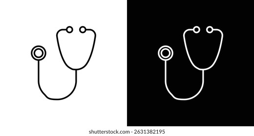 Stethoscope icon vector for web, computer and mobile apps