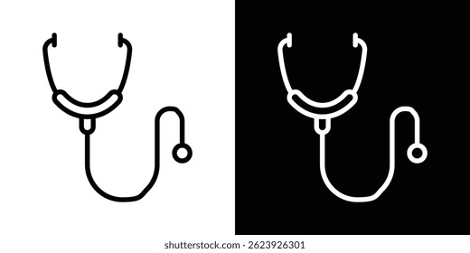 Stethoscope icon vector for web and mobile app. Symbol isolated.