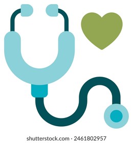 Stethoscope icon for web, app, infographic, etc