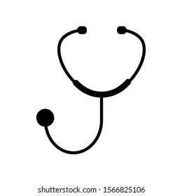 stethoscope icon with a white background