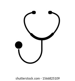 stethoscope icon with a white background