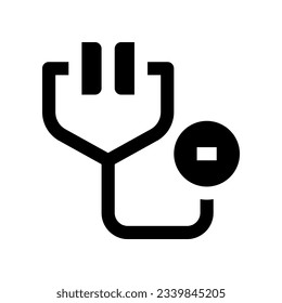 stethoscope icon for your website, mobile, presentation, and logo design.