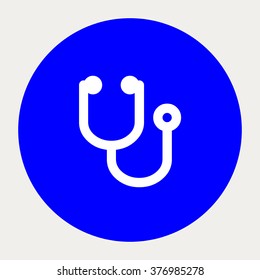 Stethoscope icon.Medical Icons. Vector illustration.